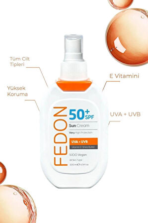 Spf 50 Güneş Kremi Suya Dayanıklı Uva Uvb Arbutin Vitamin B Kolajen Yüksek Koruma Güneş Kremi 200ml