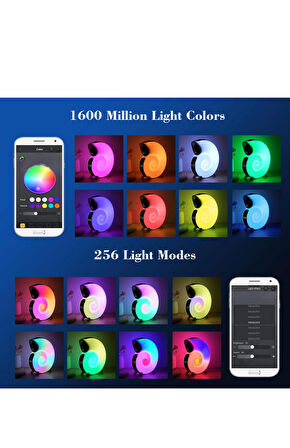 Yeni Model RGB Bluetooth Hoparlör Çocuk Odası Gece Lambası Kullanım