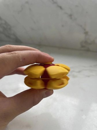 3D Baskı Rulmansız Spin Ball Stres Topu