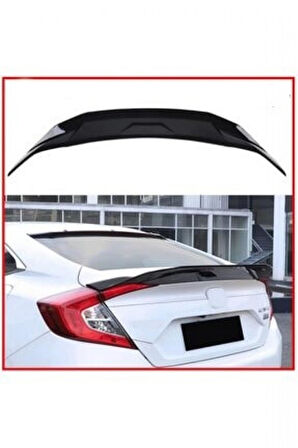 Honda Civic Fc5 16-21 JDM Spoiler Plastik Pianoblack