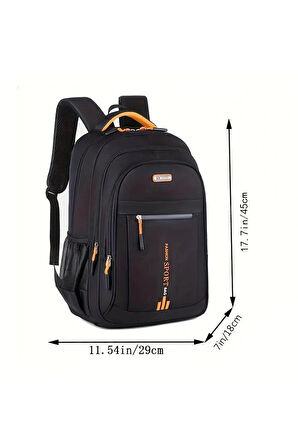  Erkek Okul ve Laptop Sırt Çantası – Su Geçirmez, Çok Gözlü, Geniş Kapasiteli