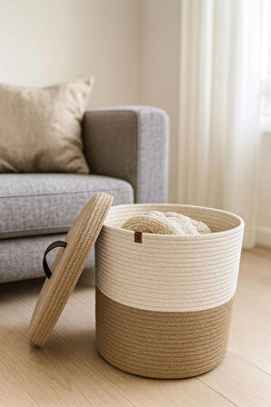 12 Li Kapaklı Tuvalet Kağıdı Sepeti, Çok Amaçlı Gold Sepet, Düzenleyici, Depolama Kutusu