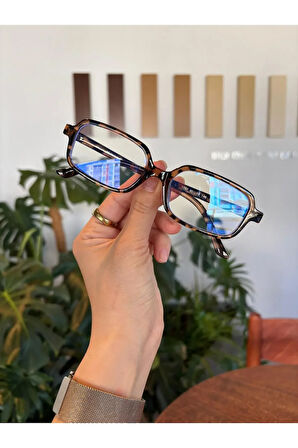 square Leopar Dikdörtgen Trend Miux Ekran okuma Gözlüğü unisex 2025 Sezon