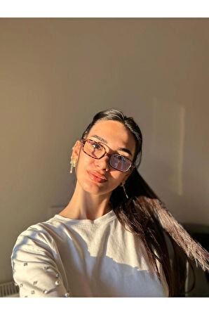 square Leopar Dikdörtgen Trend Miux Ekran okuma Gözlüğü unisex 2025 Sezon