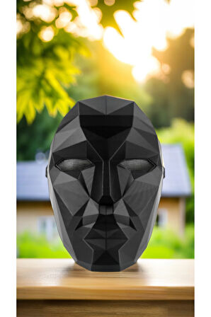 Giyilebilir Squıd Game Frontman Yönetici Maskesi Ağzı Kapalı Eğitici Oyuncaklar