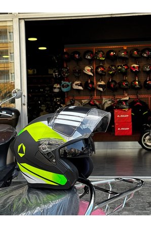 NERO AÇIK KASK ECE VE DOT SERTİFİKALI (İNTERCOM UYUMLU)