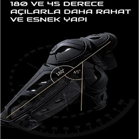 Scoyco K26 Mafsallı Motosiklet Dizlik