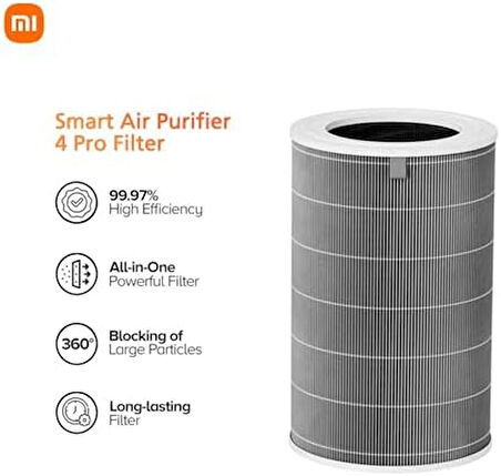 srfn ticaret Xiaomi Smart Air Purifier 4 Pro Uyumlu Filtre