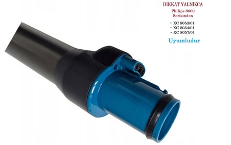 srfn ticaret Philips 8000 Serisi Dikey Süpürge XC8053/01 - XC8054/01 - XC8057/01 Uyumlu Teleskopik Boru - 1 Adet