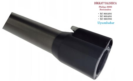 srfn ticaret Philips 8000 Serisi Dikey Süpürge XC8053/01 - XC8054/01 - XC8057/01 Uyumlu Teleskopik Boru - 1 Adet