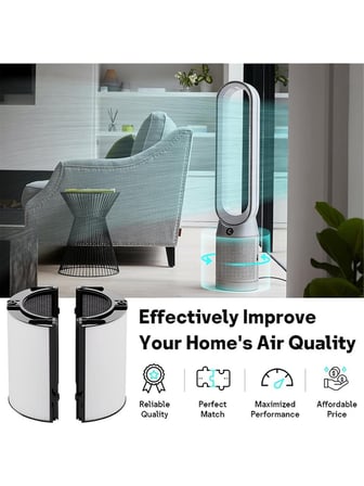 Srfn Ticaret Dyson Purifier Hot+Cool™ Hp2 De-Nox İsıtıcı Özellikli Hava Temizleyici Hp12 Uyumlu Hepa+Karbon Filtre