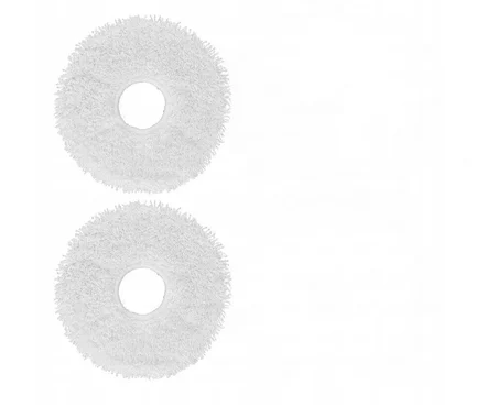 srfn ticaret Ecovacs Deebot X1 Omni Robot Süpürge Uyumlu Mikrofiber Mop Bezi - 2 Adet