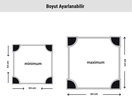 srfn ticaret Çamaşır ve Kurutma Makinesi Birleştirme Aparatı (İnox/Gri Model Uyumlu)