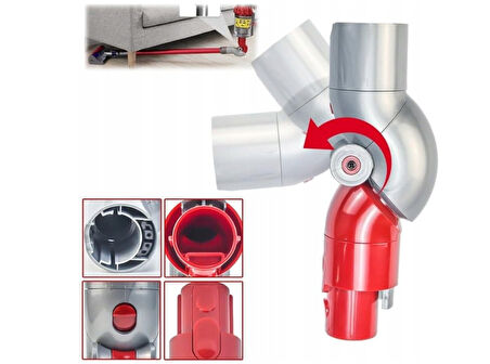 srfn ticaret Dyson V7 Uyumlu  Mobilya Altı Adaptörü Aparatı