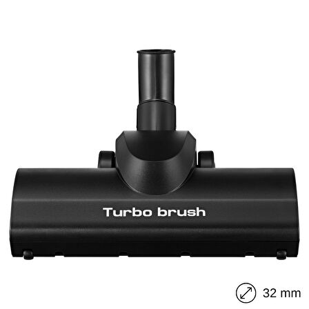 srfn ticaret Arnica bora ET11133 Uyumlu Turbo Brush Emici Başlık-Siyah