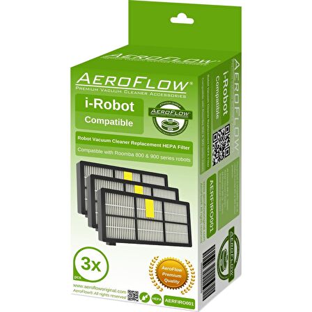 srfn ticaret Aeroflow İ-Robot Roomba 800/850/860/861/864/866/870/880/890/900/960/980 Serisi Yenileme Seti
