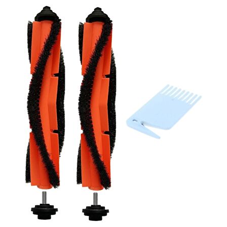 srfn ticaret Xiaomi G1 2in1 Essential (Mjstg1) Uyumlu 2 Adet Emici (Ana) Fırça ve Temizleme Tarağı - 3 Parça