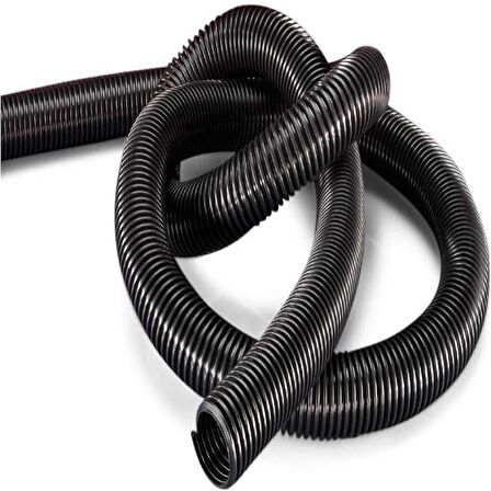 srfn ticaret (20 Metre) 38 mm Çaplı Ev-Ofis-Endüstriyel ve Ticari Süpürgeler Için Siyah Renk Hortum