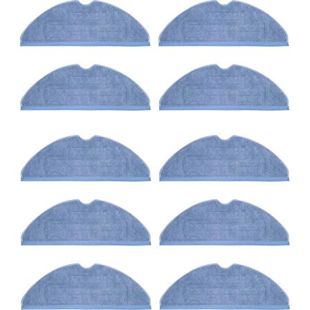 Srfn Ticaret Roborock S7 Uyumlu Mop Fiber Bez - 10 Adet