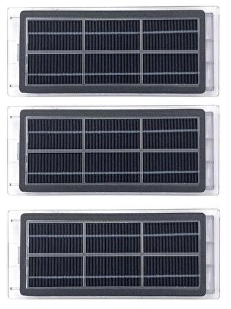 srfn ticaret Xiaomi Mijia S6 Pure Uyumlu Robot Süpürge Hepa Filtresi - Aktif Karbonlu - 3 Adet
