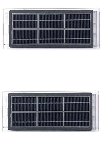 srfn ticaret Xiaomi Mijia S50/S51/S52/S55 Uyumlu Robot Süpürge Hepa Filtresi - Aktif Karbonlu - 2 Adet
