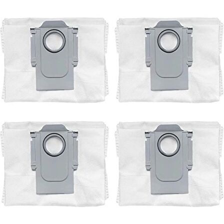Srfn Ticaret Roborock Q7+, Q7 Max+, S8 Pro Ultra, S8+, S7 Maxv Ultra, Q5, Q5+ Uyumlu Toz Torbası - 4 Adet