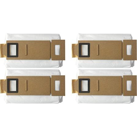 srfn ticaret Roborock S7/S7+/S7 Maxv +/T7/T7+/T7S Uyumlu Toz Torbası - 4 Adet