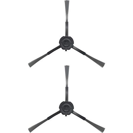 srfn ticaret Viomi V5 Pro Robot Süpürge Uyumlu 2'li Yan Fırça Seti