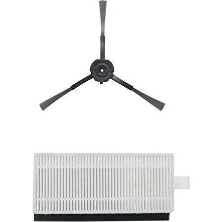 srfn ticaret Xiaomi Lydsto R1 Robot Süpürge 1 Yan Fırça 1 Hepa Filtre Seti