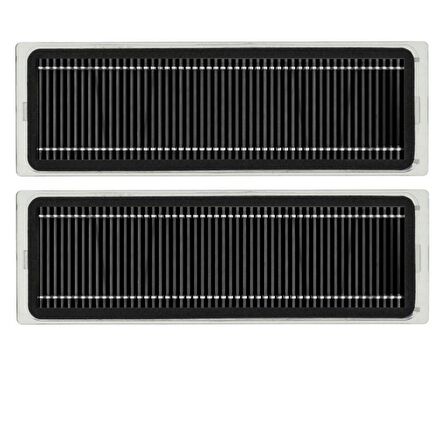 srfn ticaret Xiaomi 2C (XMSTJQR2C) Uyumlu 2 Adet Mop Bez 2 Adet Aktif Karbonlu Hepa Filtre Seti