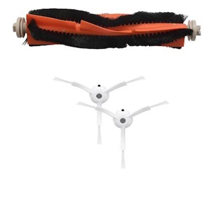 srfn ticaret Xiaomi Mop 2 Pro MJST1SHW Uyumlu Ana Fırça ve Yan Fırça Seti