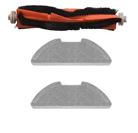 srfn ticaret Xiaomi Mop 2 Pro MJST1SHW Uyumlu Ana Fırça ve Mop Bezi Seti