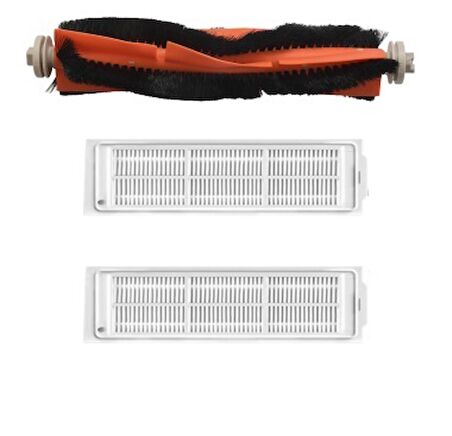 srfn ticaret Xiaomi Mop 2 Pro MJST1SHW Uyumlu Ana Fırça ve Hepa Filtre Seti