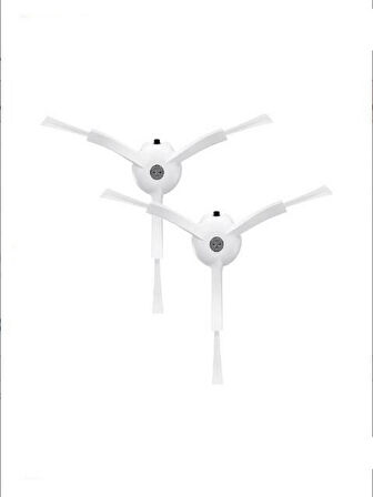 srfn ticaret Xiaomi Mop 2 Pro MJST1SHW Uyumlu Siyah Yan Fırça - 2 Adet