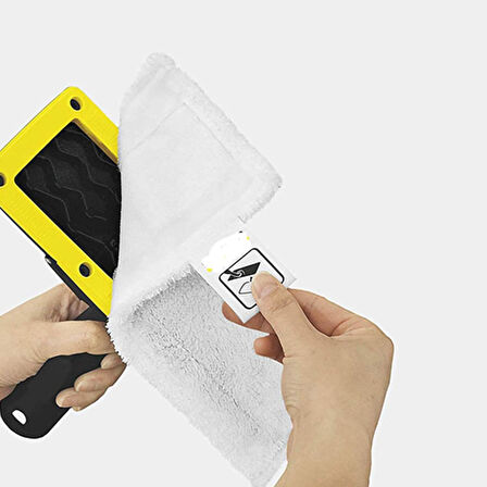 srfn ticaret Karcher Sc Easyfix Serisi El Aparatı Uyumlu Havlu Seti Ve Yer Başlığı Havlu Seti - 2 Parça