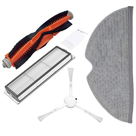 srfn ticaret Xiaomi Uyumlu Mijia1C Robot Süpürge Aksesuar Bakım Tam Set