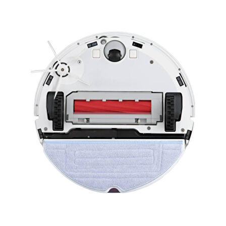 srfn ticaret Roborock S7+ / S8+ Ultra Pro Uyumlu Beyaz Mop Tutucu Aparat ve 4 Adet Fiber Mop Bez