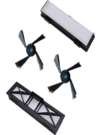 srfn ticaret Neato Botvac Uyumlu BV75 Robot Süpürge Yedek Parça Seti