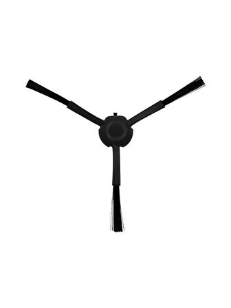 serfin ticaret Xiaomi Vacuum Mop S10+ Robot Uyumlu Yan Fırça (Siyah)-4 Adet