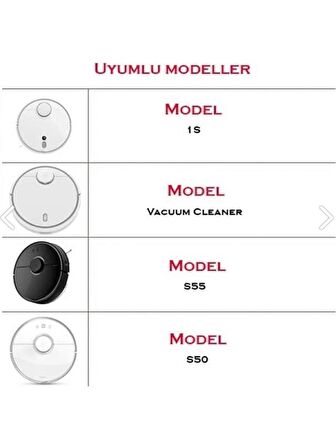 srfn ticaret Roborock Xiaomi Roborock S5 (S50/S51/S55 Series) S5 Max Uyumlu Akıllı Robot Süpürge Ana Fırça