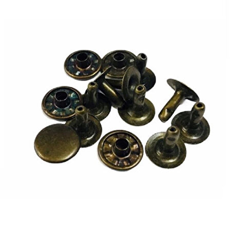 Perçin, Rivet, Toruk 123 no 11mm 30 Adet (Leathercraft, Deri Hobi)