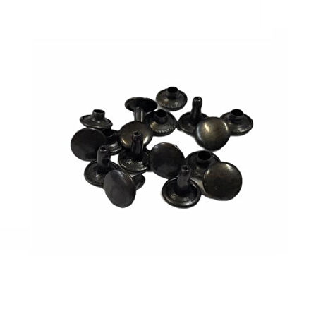 Perçin 33,5no 9mm İki Taraf Kafa 50 Takım (Leathercraft, Deri Hobi)