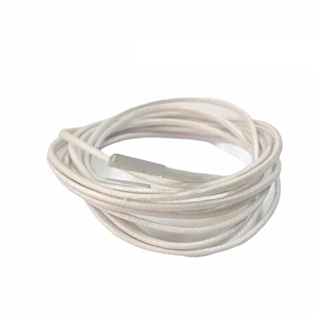 Yuvarlak Mumlu Ayakkabı Bağı 2mm K901 70cm 1 Çift
