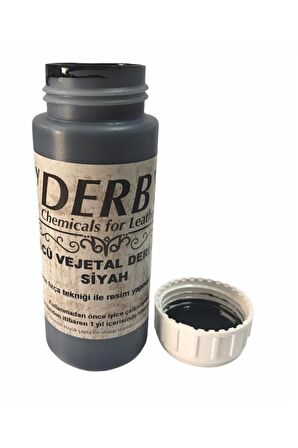Vejetal Vaketa Deri Için Örtücü Boya 100ml (leathercraft, Deri Hobi) Siyah