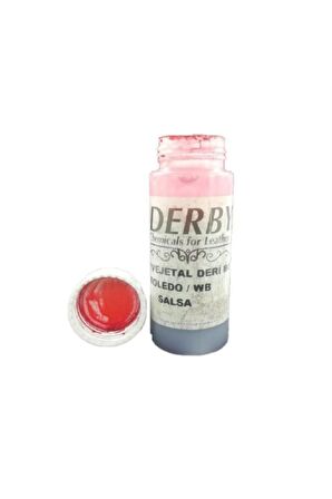 Vejetal Vaketa Deri Boyası Doledo/wb 100ml 1 Adet (leathercraft, Deri Hobi) Salsa Kırmızı