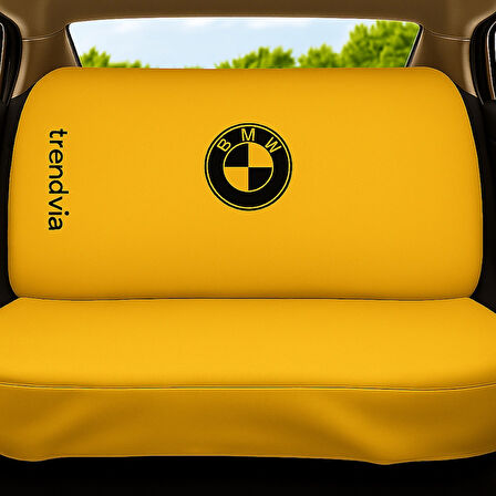 Sarı Penye Kumaş Araç Koltuk Kılıfı Takımı - Ön Arka Koltuk ve Servis Kılıfı