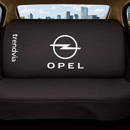 Oto Servis Kılıfı Siyah Renk Opel Uyumlu Penye Kumaş Ön Arka Koltuk Takımı