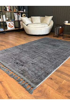 Puffy Kabartma Desenli Yıkanabilir Kaymaz Taban Salon Halısı Mutfak Koridor Halısı S52