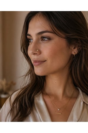 14 Ayar Altın Yıldız Motifli Taşlı Minimal Burun Hızması 0,8 gr