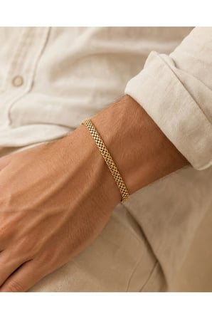 Altın Jessica Unisex Bileklik 2,68 gr